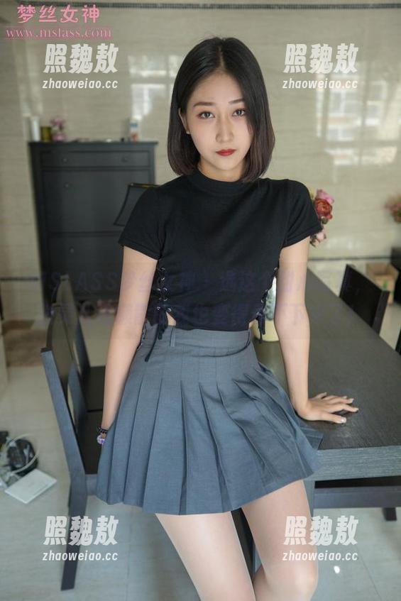 MSLASS梦丝女神 - 选这个甜心写真，张灵儿连懒散的我也变得停不下来了！