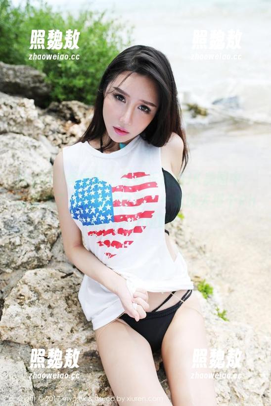 MyGirl美媛馆-黄乐然 MyGirl美媛馆 - 在黄乐然的JK美图中,我发现了一种新的审美——是该去报个Photoshop班吗?
