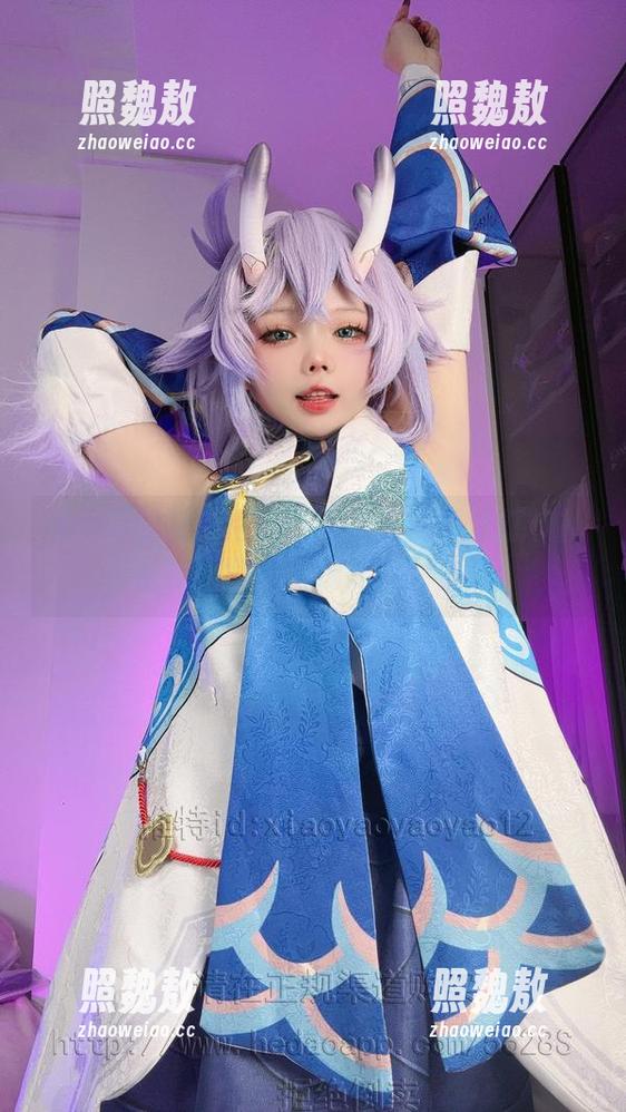 新一季时髦指南！小瑶幺幺甘雨海灯节礼服最新图包，不愧是人间仙子！