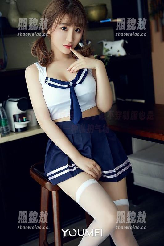尤蜜荟 - 原图风暴，陈宇曦不穿制服也是另一种私拍气场